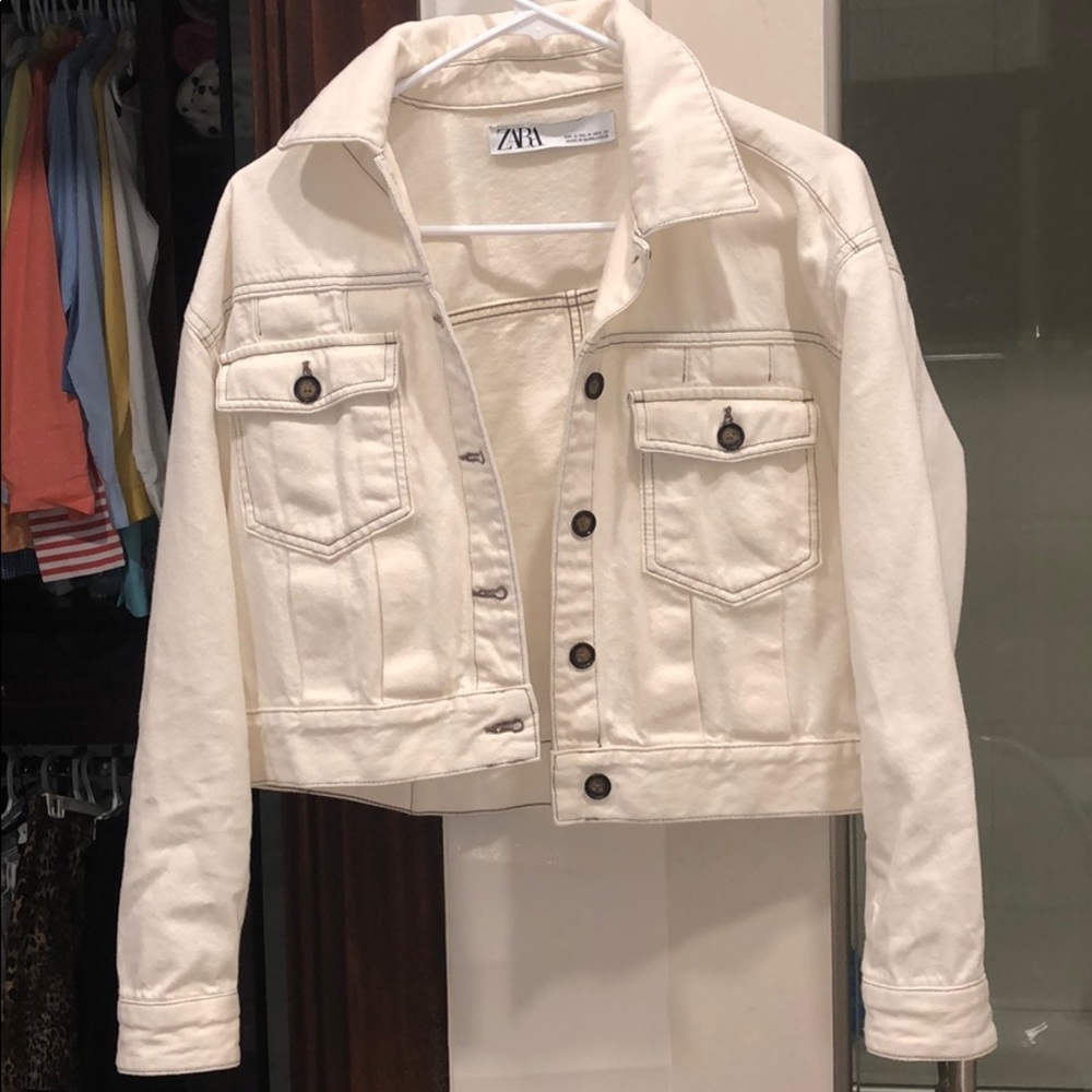 Beige Jean Jacket!
